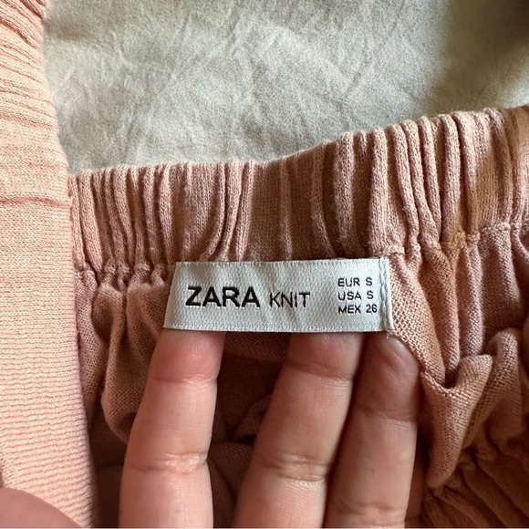 Zara Crop Tank In Peach Small - Picture 5 of 5